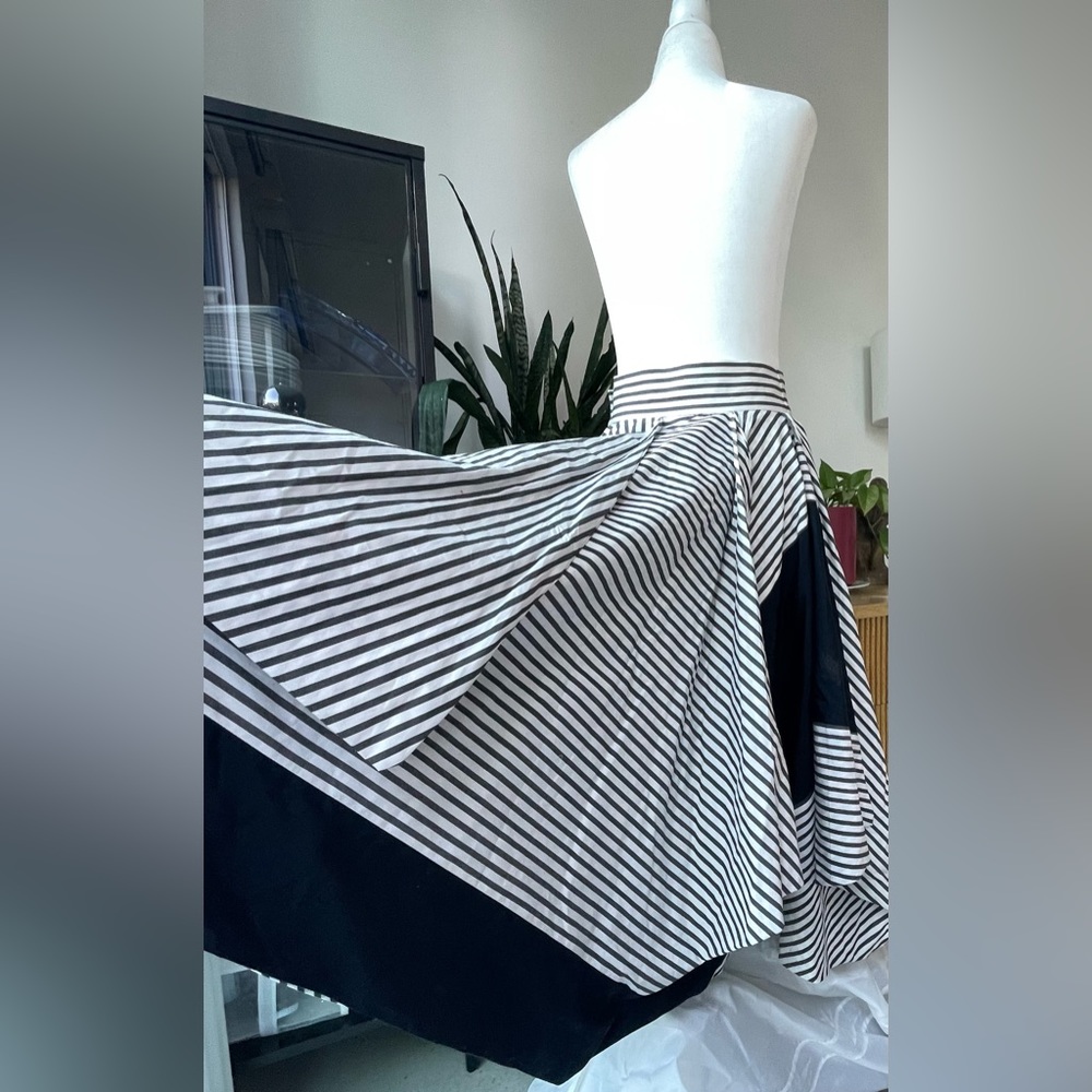 ISSEY MIYAKE kaleidoscope layered striped skirt size small - Picture 16 of 16